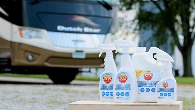 303 Products Aerospace Protectant Spray, UV Protection, Repels Dust, Dirt, & Staining, Matte Finish, Restores Like-New Appearance, Outdoor Cleaning Supplies 16 Fl. Oz. (6 Pack)