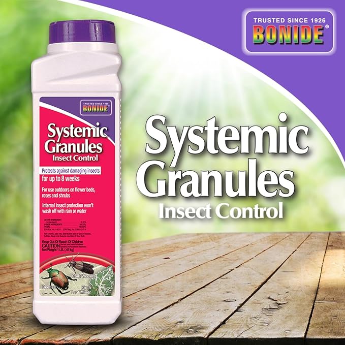 Bonide Systemic Insect Control, 1 lb. Ready-to-Use Granules for Long Lasting Insect Control in Lawn and Garden (Pack of 12)