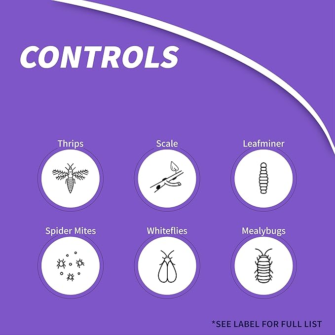 Bonide Systemic Insect Control, 16 oz Concentrate Long Lasting Insecticide for Outdoor Gardening, Makes 16 Gallons