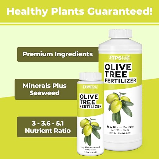 Olive Tree Fertilizer – Liquid Plant Food for Bigger Harvests & Stronger Trees, 1 Gallon