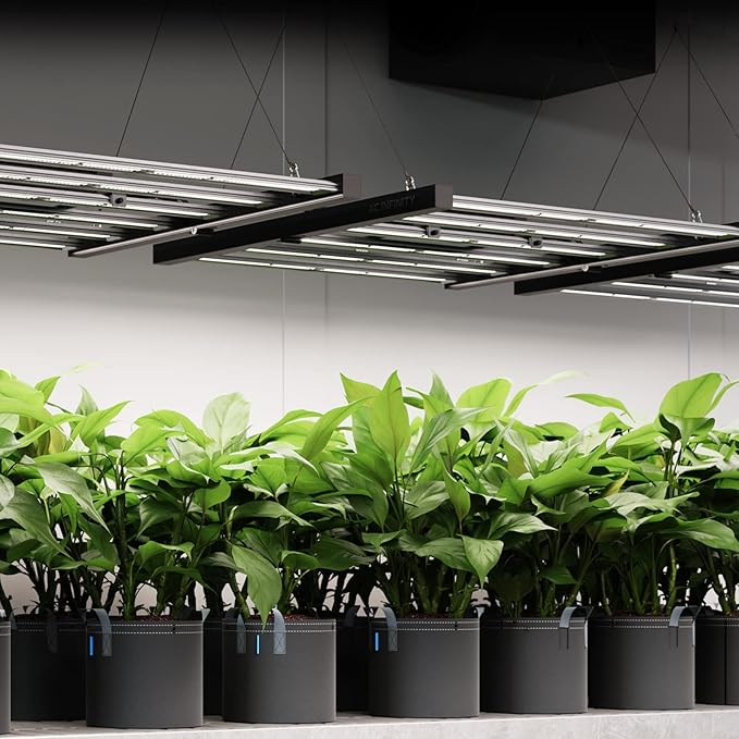 AC Infinity IONFRAME EVO3, Samsung LM301H EVO Bar LED Grow Light 2x4, 840 Diodes, with Schedule Controller, 280W Full-Spectrum Commercial Plant Lights for Indoor Growing in Grow Rooms & Greenhouses
