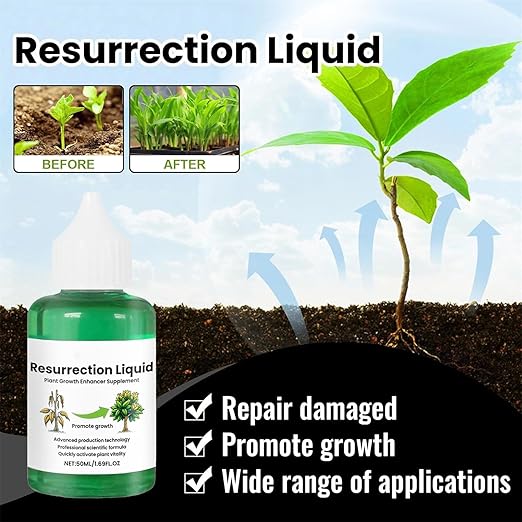 Plant Resurrection Liquid,Plant Growth Enhancers Succulent Root Boosters Stimulators,Indoor Plant Fertilizers Nutrients Solution
