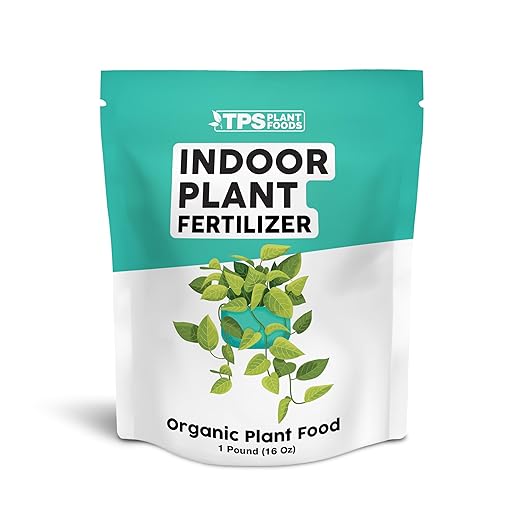 Granular Indoor Plant Food – Slow Release Fertilizer for Lush Growth & Greener Leaves, 16 oz