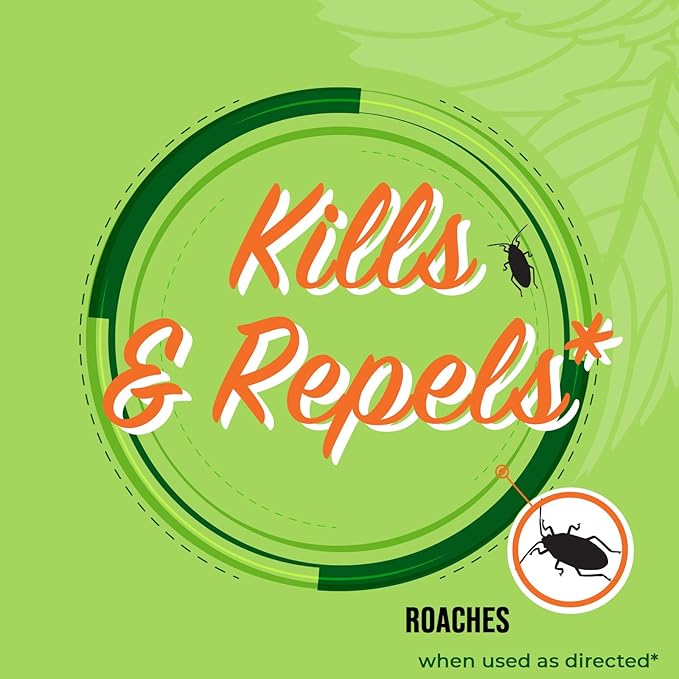 Mighty Mint Peppermint Oil Roach Repellent Spray – Natural Cockroach Killer for Indoor & Outdoor Use – Plant-Based Insect & Pest Control – 16 oz