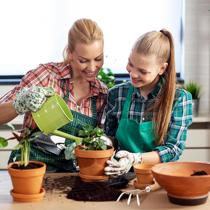 Gardening Tools 11 Pack Heavy Duty for Women with Gardening Knee Pads and Repotting Mat, Gardening Hand Tools with Floral Tote Bag, Durable Garden Supplies Kit, Ideal Gifts for Men Gardeners