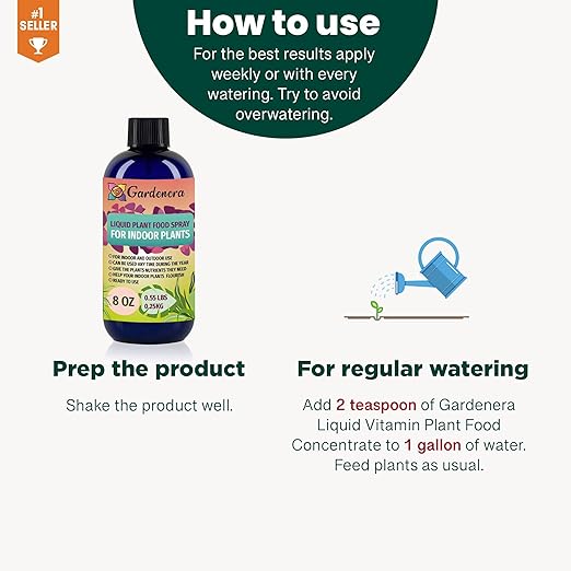 Gardenera Plant Growth Superfood for ALOCASIA with 18 Essential Vitamins & Minerals - Organic Plant Food Fertilizer - Micro-Fungi and Bio-Organisms for ALOCASIA Plant Care & Growth Enhancement - 8oz