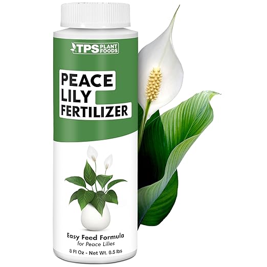 Peace Lily Fertilizer – Liquid Plant Food for More Blooms, Deep Green Leaves & Healthy Root Development, 8 oz