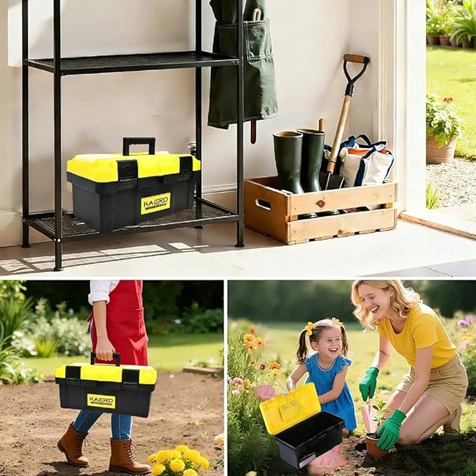 9-Piece Premium Garden Tool Set, Heavy-Duty Rust-Proof Gardening Kit with Ergonomic Handles, Waterproof Repotting Mat & Storage Case, Perfect Gardening Gifts for Women, Men and Plant Lovers