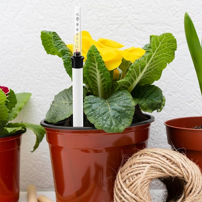 Totority Water Level Gauge for Flower Pots Accurate Soil Moisture Meter with Easy Installation Indoor and Outdoor Plant Water Indicator for Gardeners