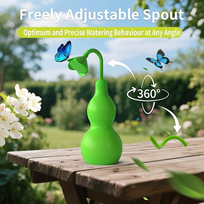 BKSAI Squeeze Bottles for Plants, 11oz Small Watering Can for Succulent, Muti-function Squirt Bottle for Seedling Watering, Wash, tattoo, Cyan