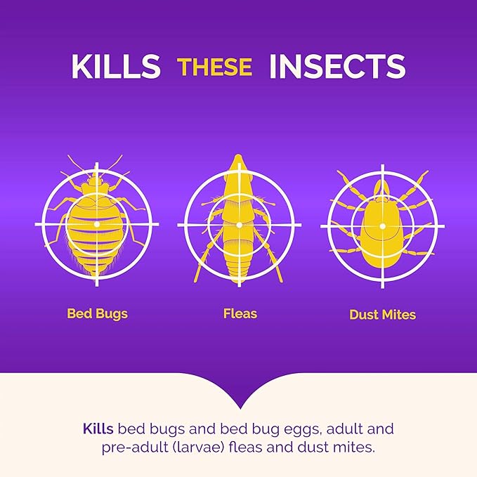 Hot Shot Bed Bug Killer With Egg Kill, Ready-To-Use, 32 Ounces, Treatment For Bed Bugs, Pack of 12