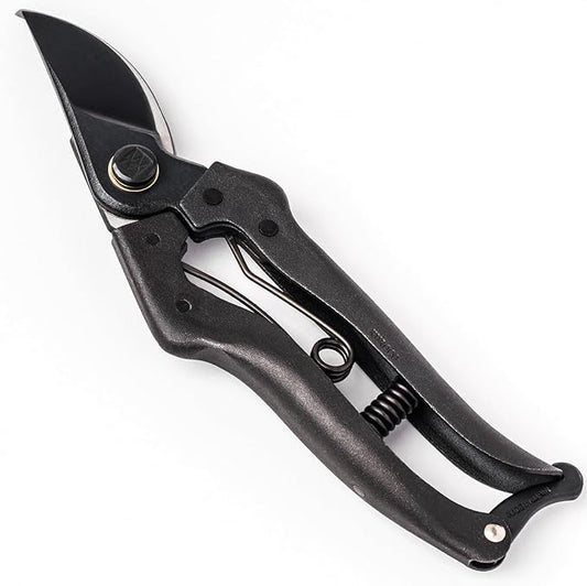 Wablade Japanese Pruning Shears Made in Japan, Bypass Hand Pruner for Clean Controlled Cutting, Up to 0.59 Inch for Branches, Alloy Steel Blade, Smooth Easy Control Gardening (Cusion-Spring Model)