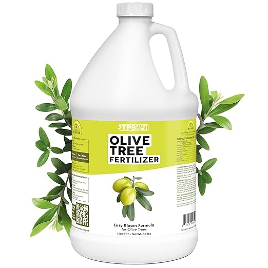 Olive Tree Fertilizer – Liquid Plant Food for Bigger Harvests & Stronger Trees, 1 Gallon
