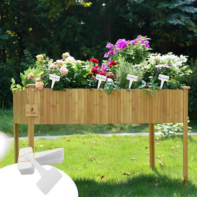 200 Pcs Thick Plastic Plant Labels, Seed Remark Name Sign, Waterproof Flower Potting Name Markers, T-Type Tags Nursery Garden Labels Re-Usable Plant Tags for Outdoor Garden