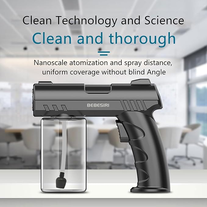 Nano Sprayer, Handheld Household Nano Blue Light Atomizer, Handheld Household Nano Sprayer, Rechargeable Nano Atomizer. It is Suitable for Watering Plants and Flowers.