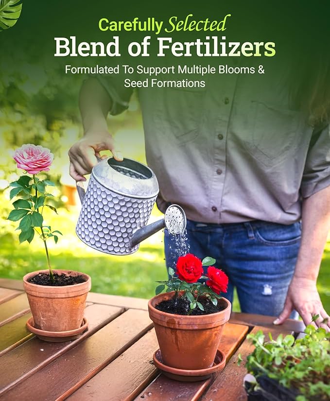 Fox Farm Big Bloom Liquid Plant Food - Organic Bloom Fertilizer for Flowering & Fruiting Plants, Contains Earthworm Castings & Bat Guano - Supports All Stages of Plant Growth - 0-0.5-0.7 NPK, 1 Quart