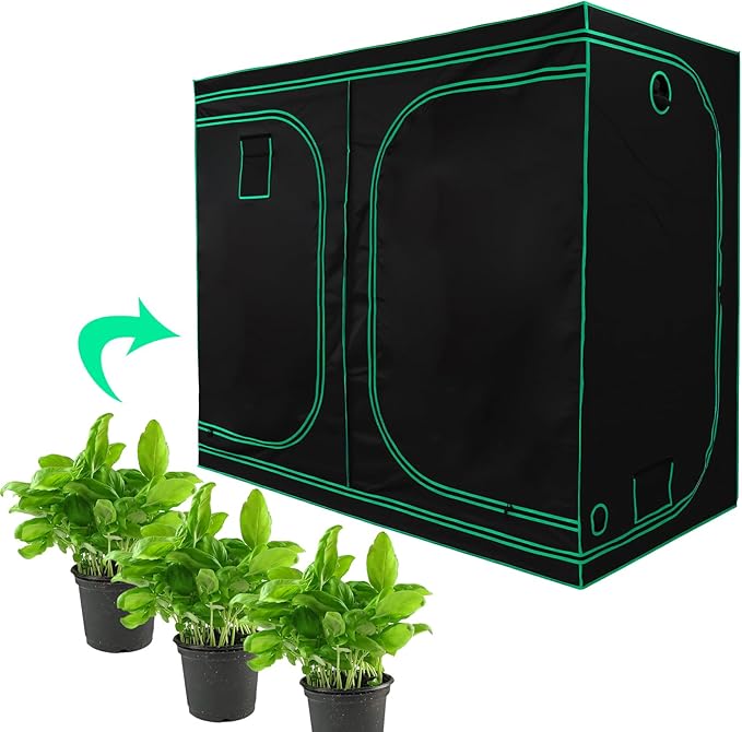 Large Growing Tent 7.87x3.94ft Hydroponic Indoor Plant Grow Tents with Observation Window 94x47x78inch Plant Growing Tent for Fruit Flower Veg