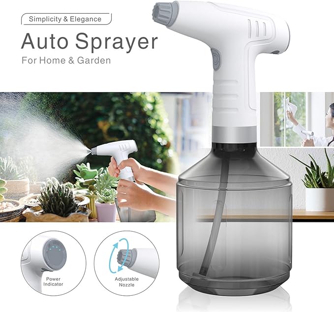 Automatic Watering Sprayer Automatic Water Sprayer Electric Plant Mister Bottle for Indoor/Outdoor 0.9L Capacity Automatic Watering SPR