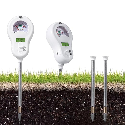 Soil Moisture Meter, Plant Water Monitor, Hygrometer Sensor for Gardening, Farming, Indoor and Outdoor Plants (Basic Style + Two prode)