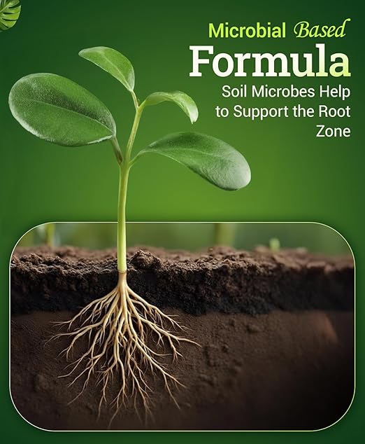 FoxFarm Bush Doctor Boomerang - 2-0.2-0.3 Comeback Formula - Microbial-Based Liquid Plant Fertilizer for Root Zone Support, Immediate Nutrient Uptake - Helps Plants Recover from Abiotic Stress-1Gallon