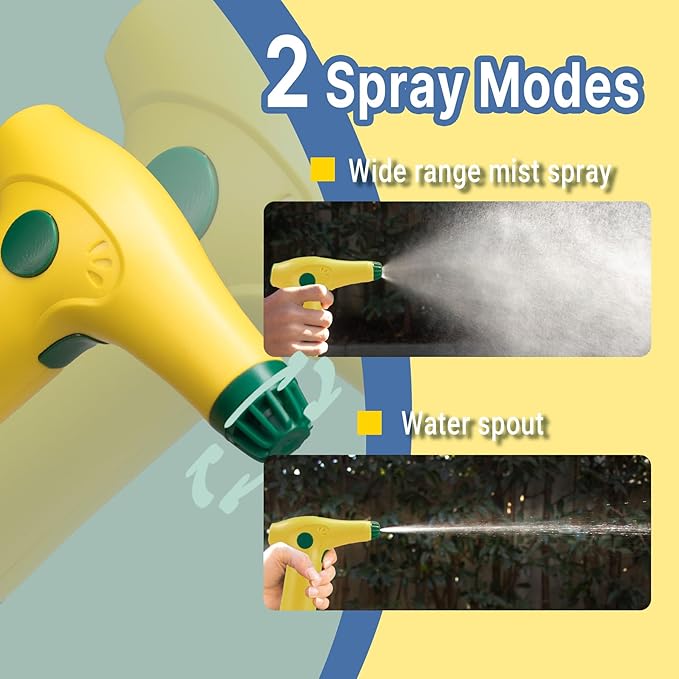 T TOVIA:Electric Sprayer, 1 Liter USB-C Battery Spray Bottle Powered, Rechargeable, Portable Garden ，Plant Misters for Inside， Outdoor and Indoor Plants,Cleans and Gardens, Handheld
