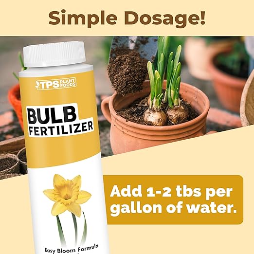 Bulb Fertilizer – Liquid Plant Food for Bigger Blooms & Stronger Bulb Development, 8 oz