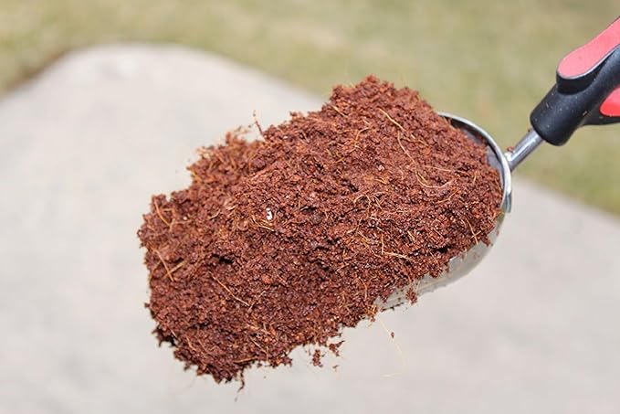 Coco Coir for Plants 1-Pack – 2.2 Gallons Compressed Coconut Coir Bricks, 1.5 lb. Bulk, Low EC, pH Balanced, Natural Coco Peat for Indoor & Outdoor Gardening, Potting Soil, Indoor Plant Soil
