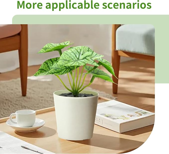 Freyalife 6 Pack Fake Plants for Room Decor,Mini Artificial Potted Plants for Home Office Living Kitchen Classroom Table Shelf Desk Farmhouse Bathroom Indoor Decor