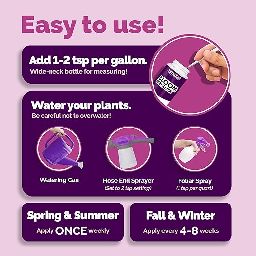 Bloom Fertilizer – Liquid Plant Food for More Blooms, Bigger Flowers & Stronger Bud Development, 8 oz