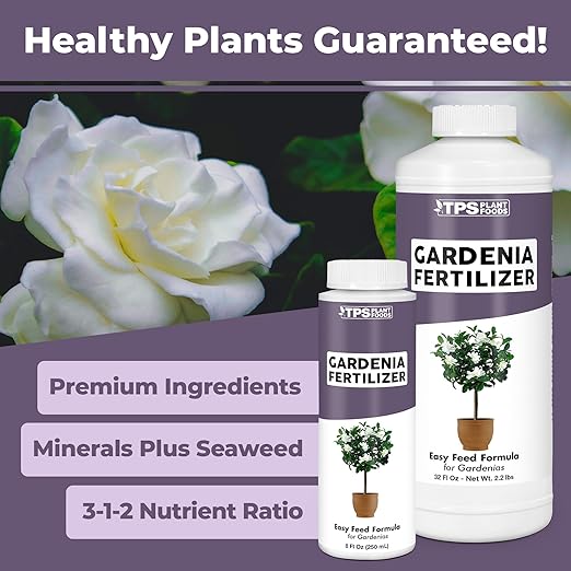 Gardenia Fertilizer – Liquid Plant Food for More Blooms, Rich Green Leaves & Stronger Root Development, 32 oz
