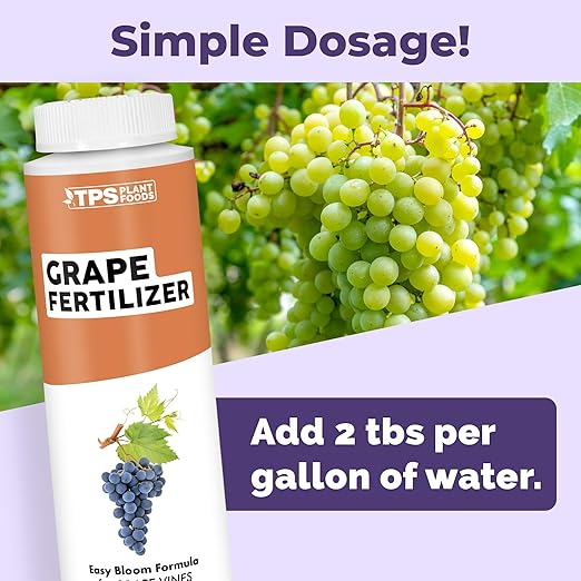 Grape Fertilizer – Liquid Plant Food for Bigger Harvests, Stronger Vines & Better Fruit Development, 8 oz