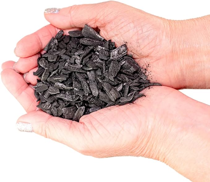 Gardenera - 3 Quart - Premium Horticultural Charcoal for Indoor Plants | Black Diamond Soil Amendment for Orchids, Terrariums, and Gardening