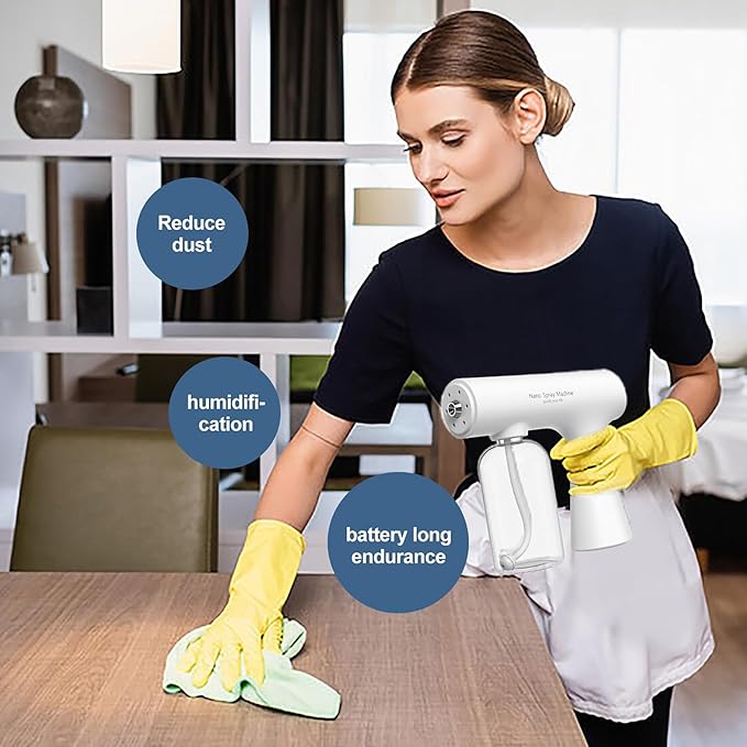 Rechargeable Handheld Nano Sprayer with Blue Light, Ideal for Watering Plants and Trees (K5S Model)