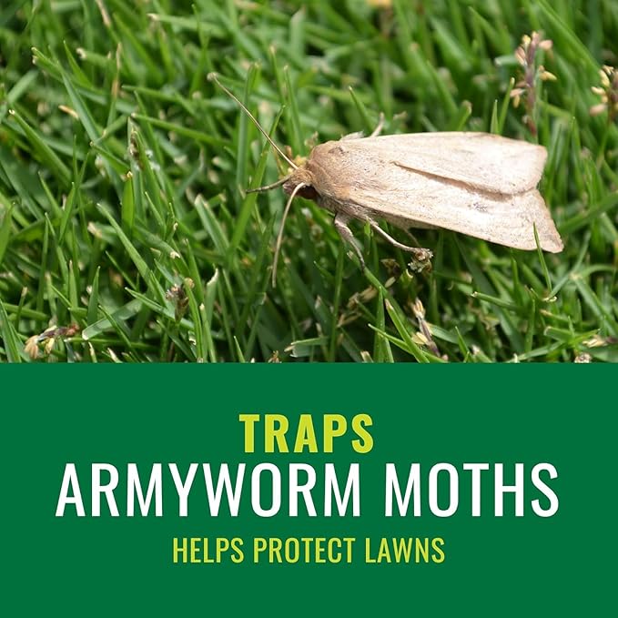NATRIA Armyworm Pheromone Trap, Ready-to-Use, (1-Pack) with NATRIA Neem Oil Spray for Plants Pest Organic Disease Control, for Insects, 24 Oz, Ready-to-Use