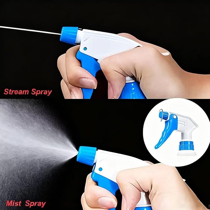 Plastic Spray Bottle(2 Pack/16Oz) Empty Adjustable Spray Bottles for Cleaning Heavy Duty Spray Bottle for Plants Hair Pet Vinegar Bleach and Rubbing Alcohol