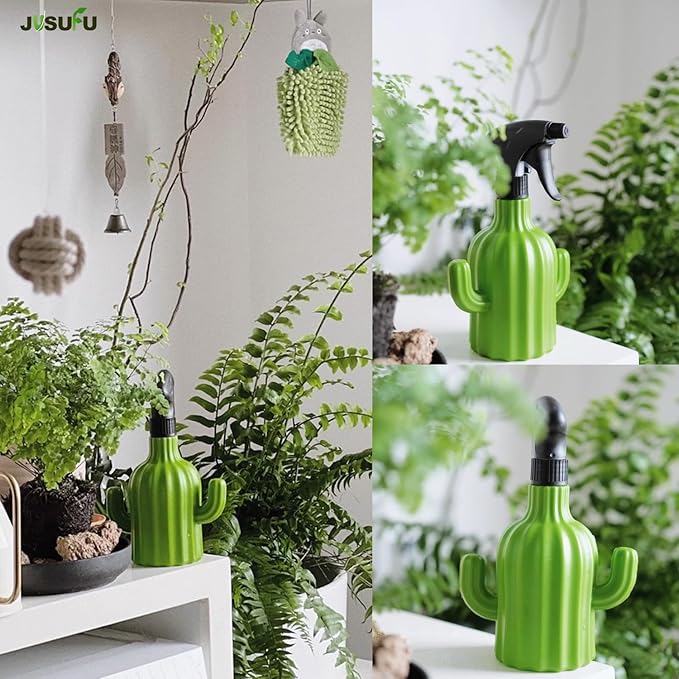 Plant Mister Spray Bottle，Spray Bottle for Indoor and Gardens, Continuous Water Mist Sprayer for Plants, Flowers, Cleaning (green 600ml/20oz)