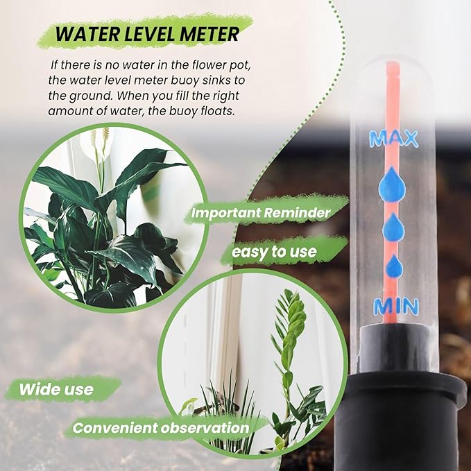 Pack of 10 Soil Moisture Meter, 20 cm Plant Water Level Indicator, Water Level Indicator, Soil Moisture Meter, Sensor