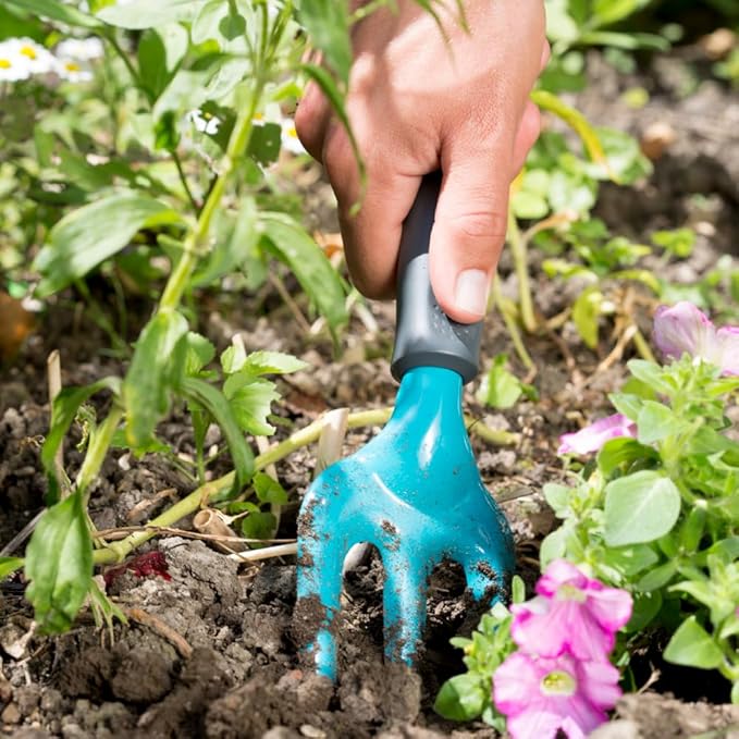 Gardena Transplant Fork for Gardening, r.Blue, 30x8x3.3 cm (08952-20)