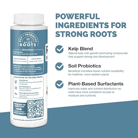 Root Stimulator for Succulents – Liquid Root Supplement with Kelp & Probiotics for Stronger Roots & Improved Water Efficiency, 32 oz