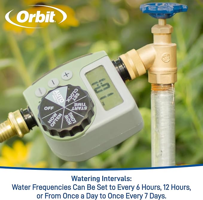 Orbit 62056 One Outlet Single-Dial Hose Faucet Timer (Pack of 5)