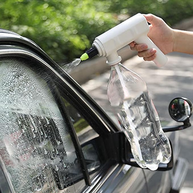 Electric Plant Sprayer Spout Battery Powered USB Rechargeable Handheld Automatic Watering Sprayer with Spray Bar (B)