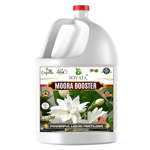 Sovata® Mogra Booster, Essential Organic Powerful Liquid Fertilizer for heavy flowering and fast growth of Mogra Plants. (500 ml)