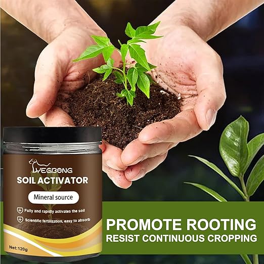 Yegbong Soil Activator, Soil Pro Activator, Nauticos SoilActivator, Organic, Water-Soluble Formula for Optimal Nutrient Uptake & Root Development, Enhance Growth for Vegetables & All Plants (3)