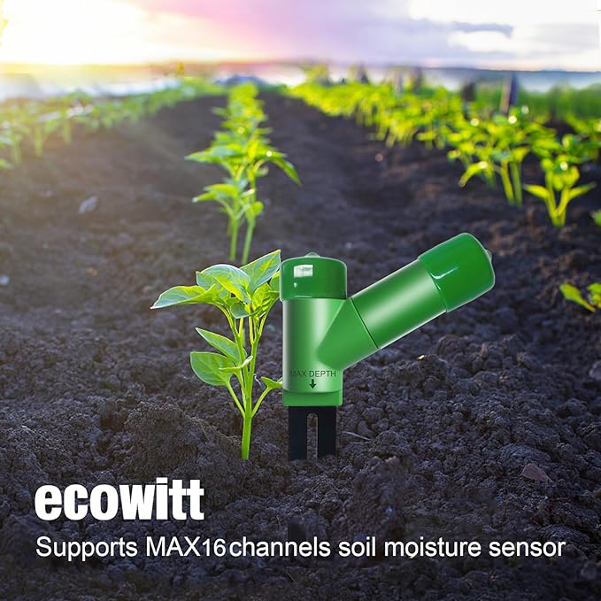 ECOWITT WH51 Soil Moisture Sensor Soil Humidity Tester - Accessory Only, Can Not Be Used Alone