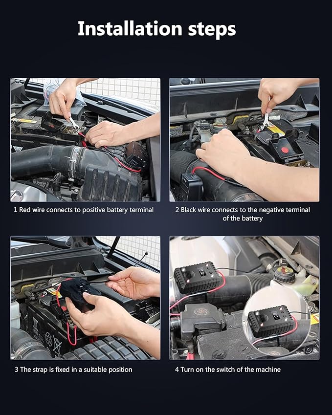 Ultrasonic Car Rodent Repellent, Car Mouse Repellent Plug in Battery Operated, Ultrasonic Rodent Repellent for Car Engine, Effective Mouse Deterrent Keeps Rats and Mouse Traps for Car,Attic,Barn