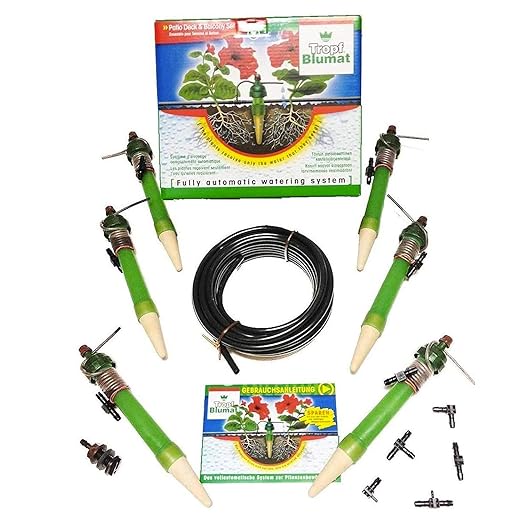 Blumat Longs Kit (Tropf Maxi) | Automatic Drip Irrigation Kits | Automatic Watering System for Up to 6 Bigger Plants | Blumat Watering System