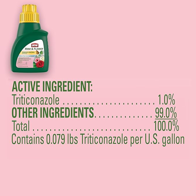 Ortho Rose & Flower Disease Control Concentrate, 16 oz