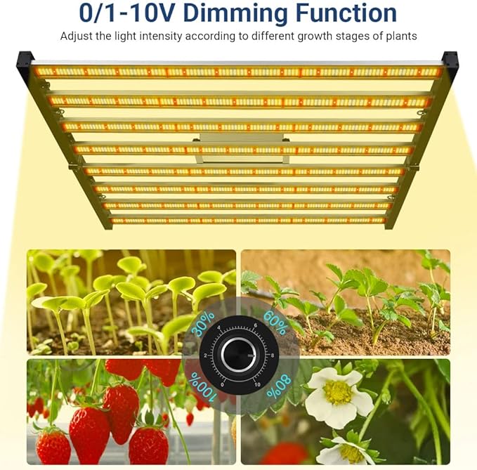 Complete All-in-One Commercial Grade Home Grow Solution - 60"x60"x80" - 1500W Foldable LED Grow Light - Black Grow Tent Kit