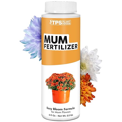 Mum Fertilizer – Liquid Plant Food for More Blooms, Brighter Color & Fuller Plants, 8 oz