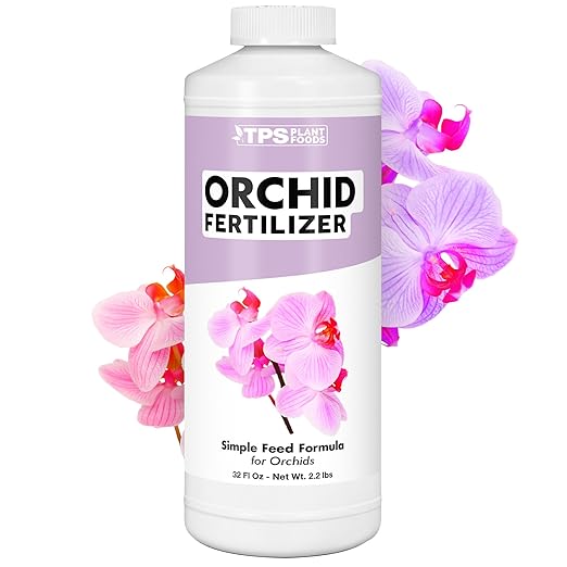 Orchid Plant Food – Liquid Fertilizer for Reblooming, Longer-Lasting Flowers & Healthy Roots, 32 oz